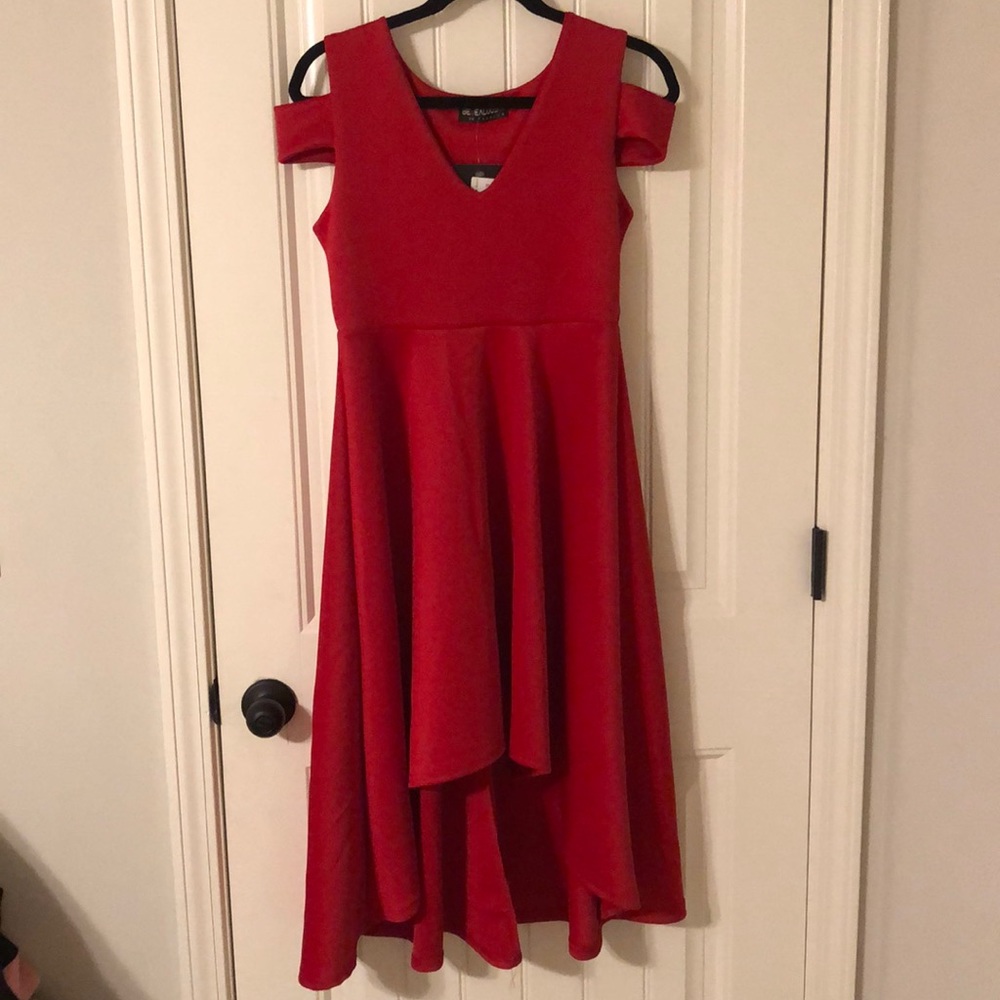 Red High Low Dress